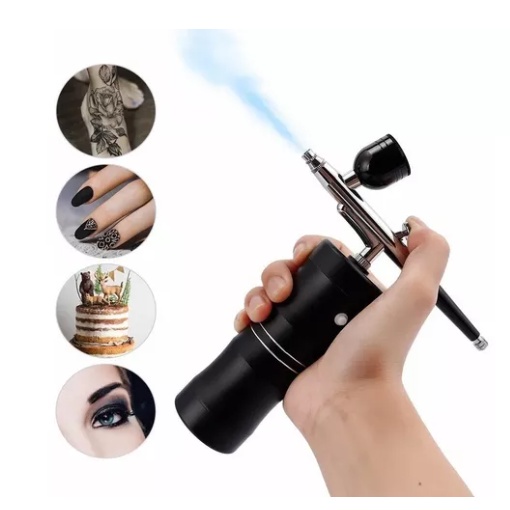 Nail Airbrush Machine Portable Cordless Airbrush With 0.3mm Nib Handheld  Airbrush For Model Miniature Nail Tattoo Art Barber - AliExpress