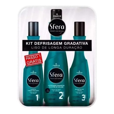 Kit Defrisagem Gradativa Liso De Longa Duração Sfera (3 Passos ...