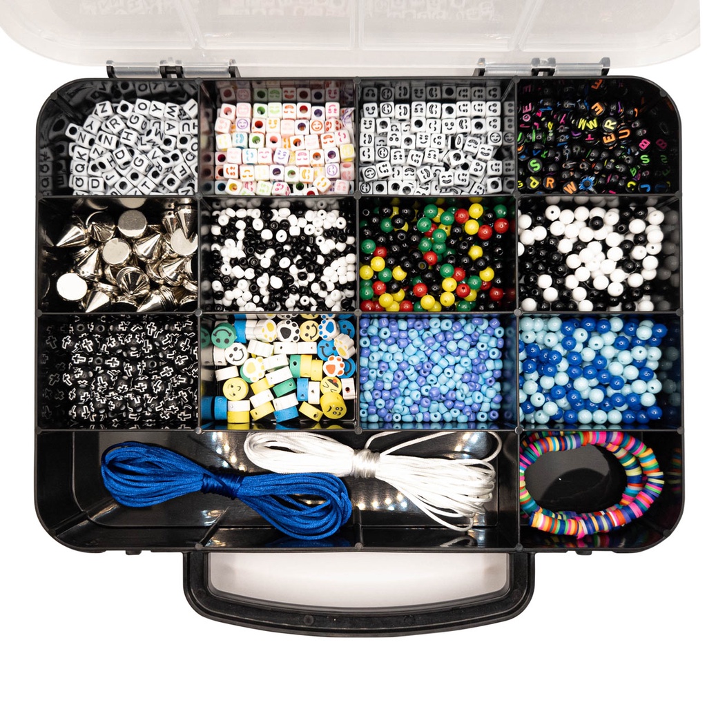 Kit Miçangas Bolinhas Masculino Pulseiras Colares Completo 2000 pçs