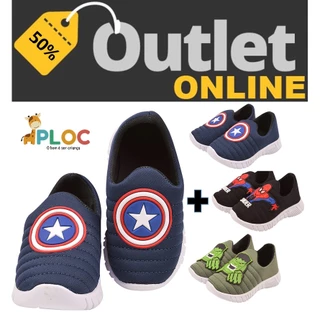 KIT OUTLET 2 PARES TÊNIS PERSONAGENS MEIA CALCE FACIL P10 MARINHO CAPITÃO BRASÃO + PERSONAGEM ADICIONAL A ESCOLHER em Oferta na Shopee