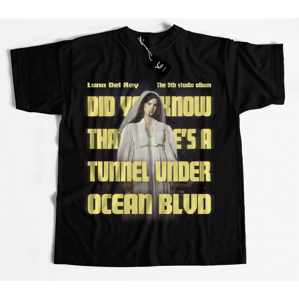 Camiseta Lana Del Rey Did You Know That There's a Tunnel Under Ocean