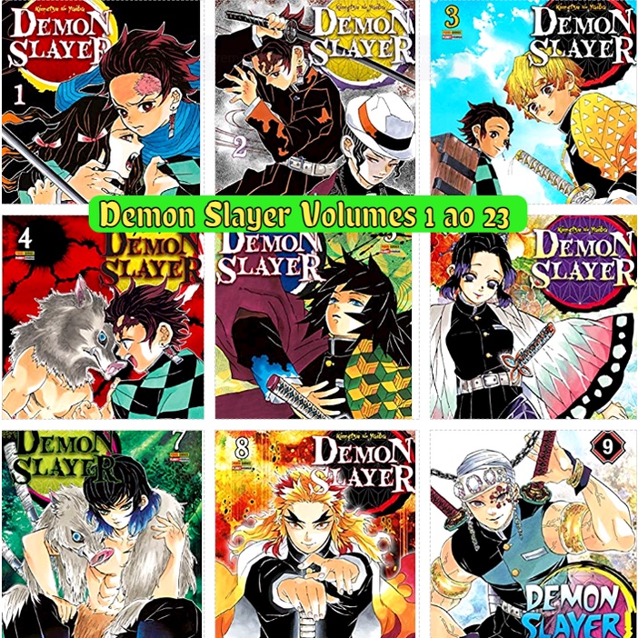 Demon Slayer, Kimetsu No Yaiba Mangá Volume 6 ao 9 - KIT - Mangá Demon  Slayer - Revista HQ - Magazine Luiza