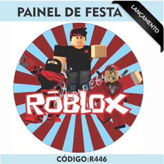 Painel de Festa Roblox #02 - 150x100