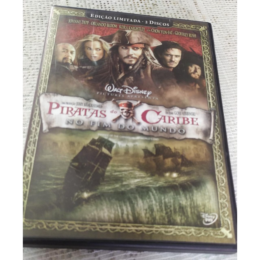 Dvd Piratas Do Caribe No Fim Do Mundo Shopee Brasil