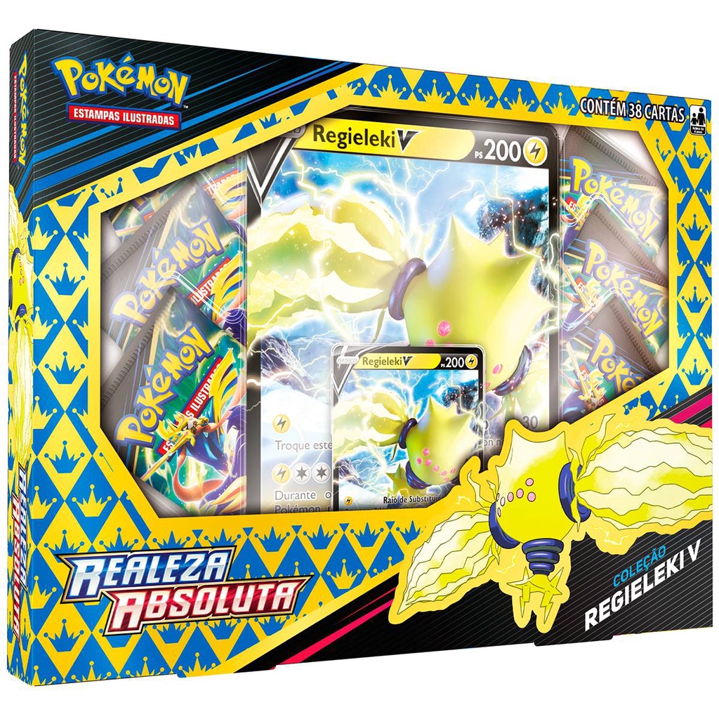 Pokémon Box Coleção Realeza Absoluta Zamazenta Shiny V Copag