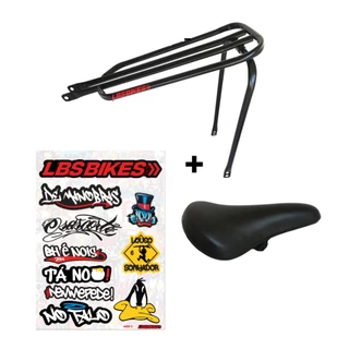 KIT LBS Garupa Reta LBS + Banco Cairu AMS + Cartela de Adesivos