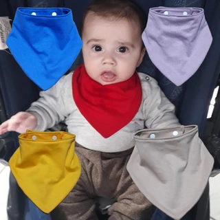 Kit Com 5-10-15-20 Babadores Bandana Impermeavel Dupla Face