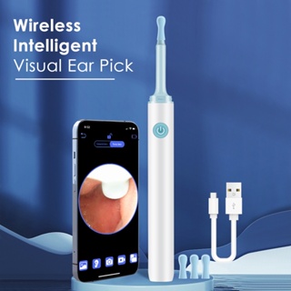 Kit de Limpeza de Ouvido com Câmera 1080P e Ferramentas para Remoção de Cera, Compatível com iPhone, iPad e Smartphones Android