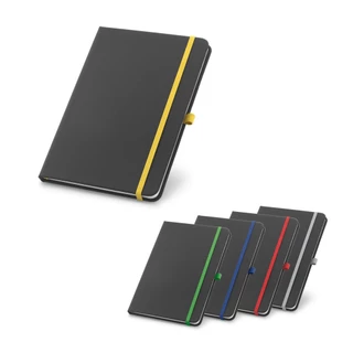 Caderno A5 em c. sintético com capa dura
