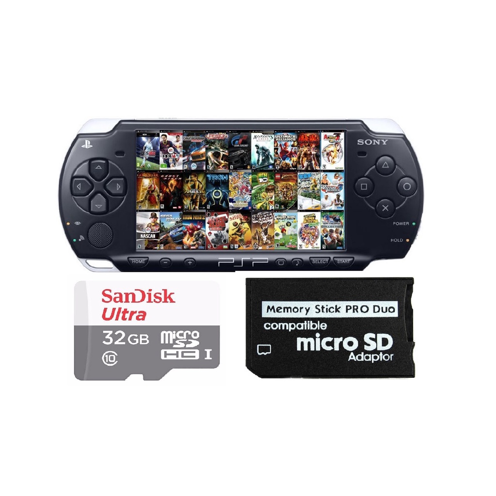 Cartão de Memoria PSP Completo +Jogos - Escorrega o Preço