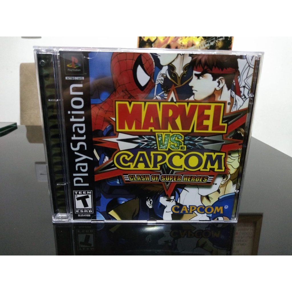 Marvel vs Capcom patch PS1 - Midia Preta | Shopee Brasil