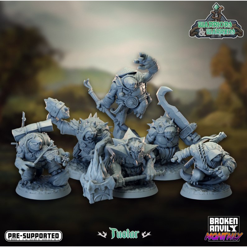 Miniatura para RPG – Warriors e Warrens / Tuotar