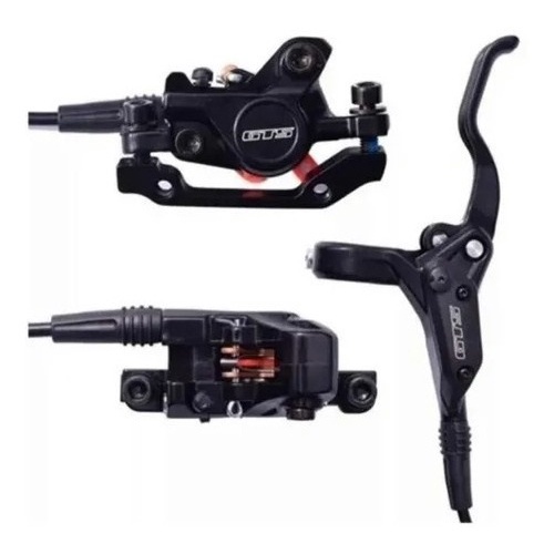Kit Freio Hidráulico Gts de 160mm Preto Com Discos E Rotores para Bike ...