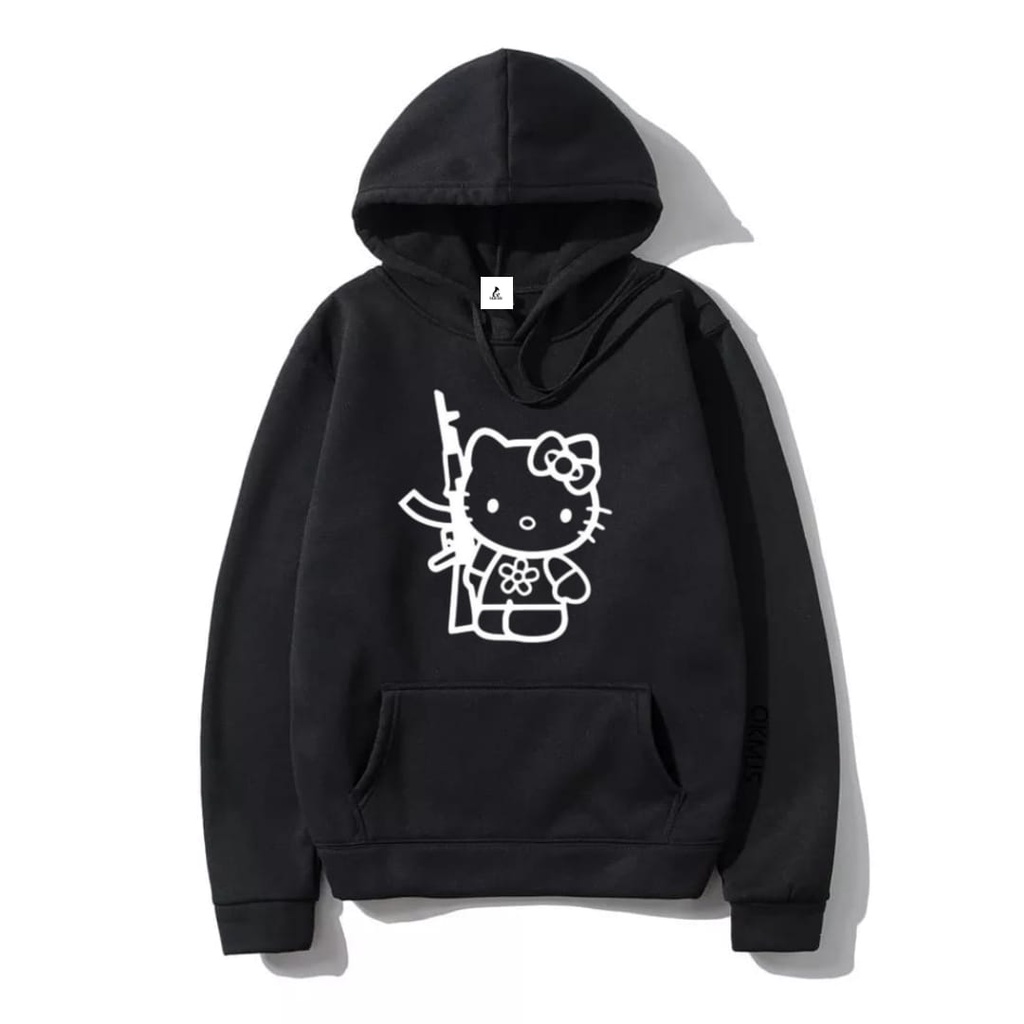 Moletom Canguru Hello kitty Adulto Unissex | Shopee Brasil