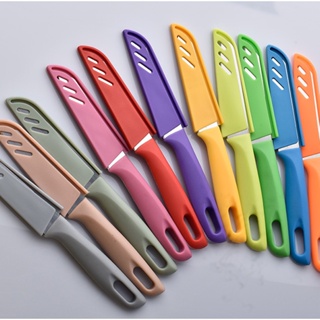kit 100 Facas Afiada Lâmina Aço Inox cozinha com Capa de proteção resistende