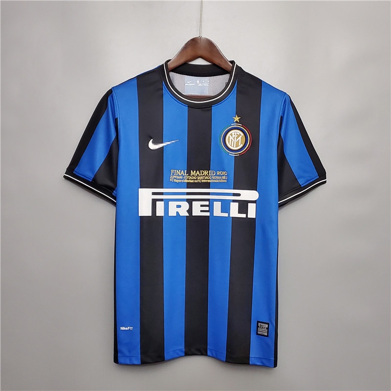 Camisa 2010 Milan Inter Futebol Azul Retrô