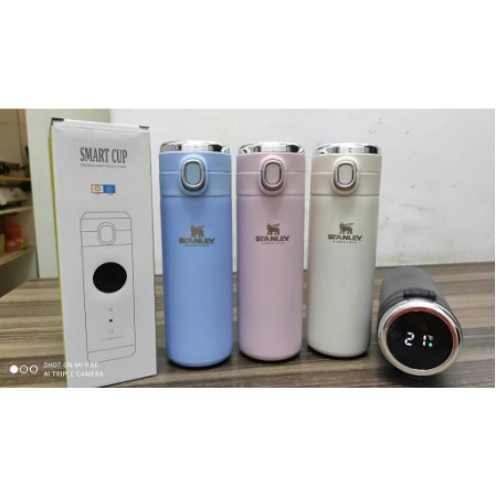 Garrafa Térmica STANLEY Com Led Digital 400ml com Temperatura