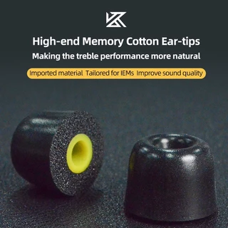 KZ Fones De Ouvido Profissionais De Memória De Algodão hifi Para Jogos De Reposição Com Som De Sono De Volta