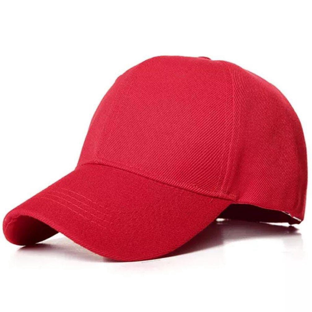 Boné Liso Básico Adulto Unissex Ajustável Aba Curva Em Cores | Shopee ...