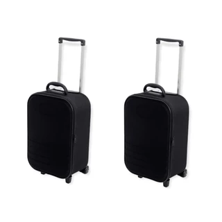 Kit 2 Malas Viagem 10kg de Bordo Com Rodinhas Medidas Anac - FX1 em Oferta na Shopee