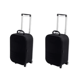 Kit 2 Malas Viagem 10kg de Bordo Com Rodinhas Medidas Anac - FX1 em Oferta na Shopee