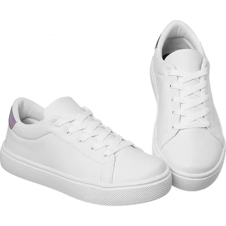 Tênis Feminino Casual Confortável Macio Básico Branco Sapatênis