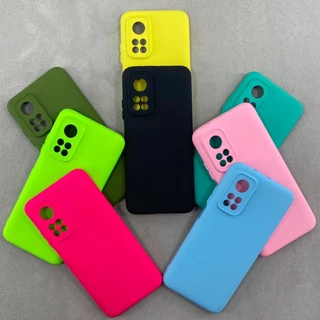 Capa Xiaomi Mi 10T / 10T PRO Silicone Aveludada Protege Câmera Colorida Capinha Anti Impacto