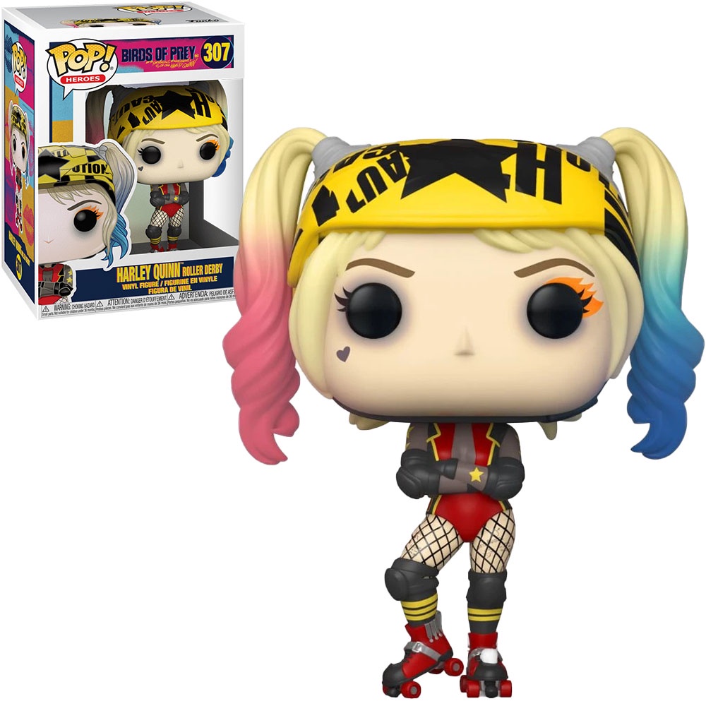 Funko Pop Arlequina Harley Quinn Wrapped Bomb 299 DC Heroes com o