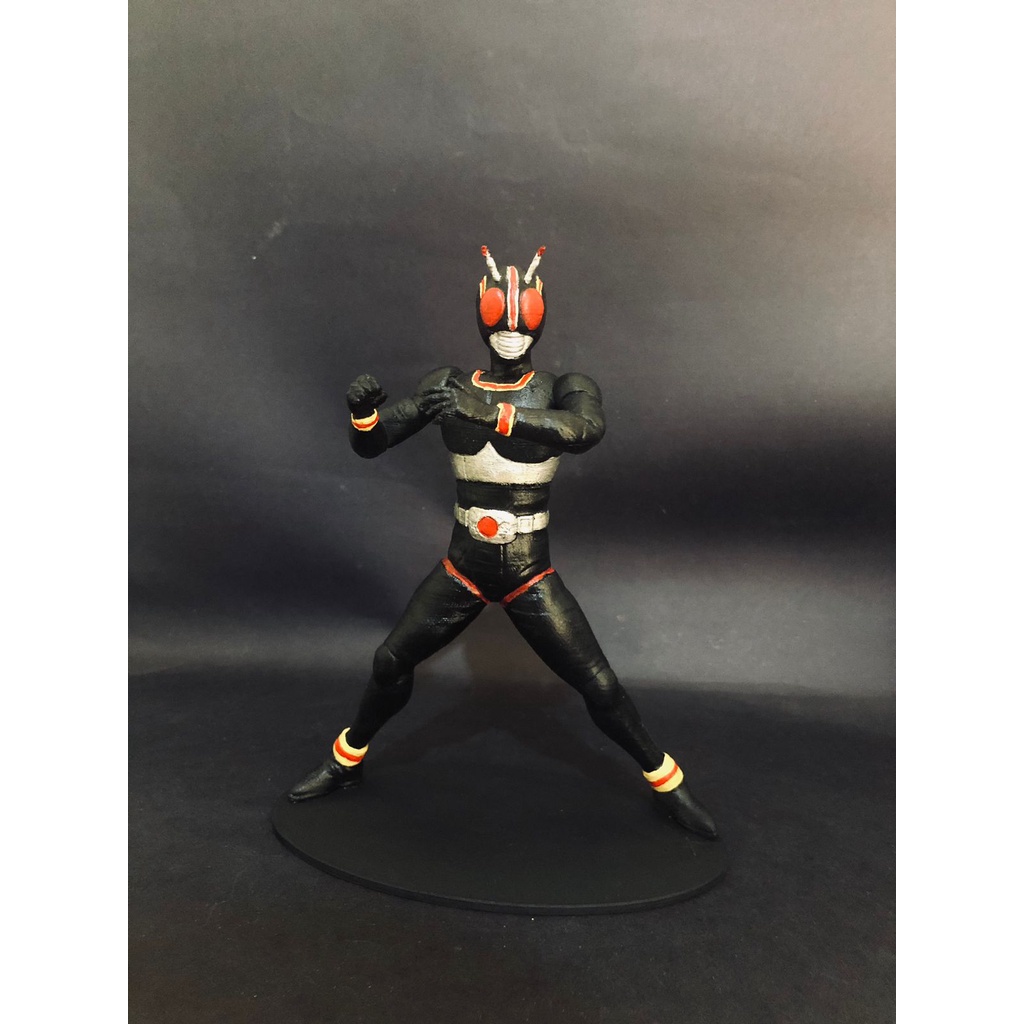 Boneco Black Kamen Rider Tokusatsu Colecionáveis Action Figure Estatua