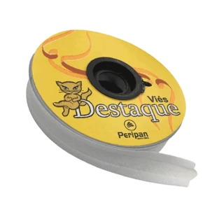 Viés Destaque largo 35mm - Rolo com 20 metros Cores Lisas Ref. 9000 - Cores 01 a 30