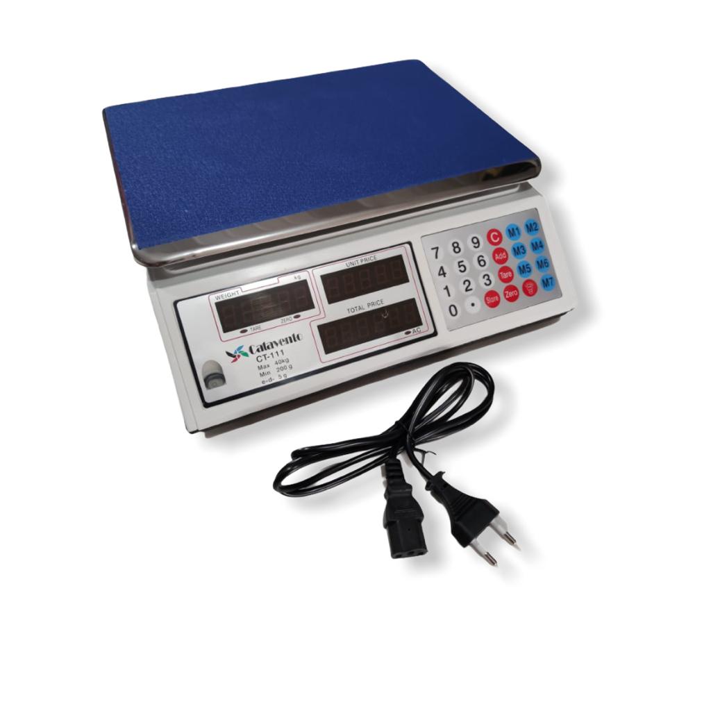 Balança Eletrônica Catavento Digital 40 KG Bivolts 110v/220v | Shopee ...