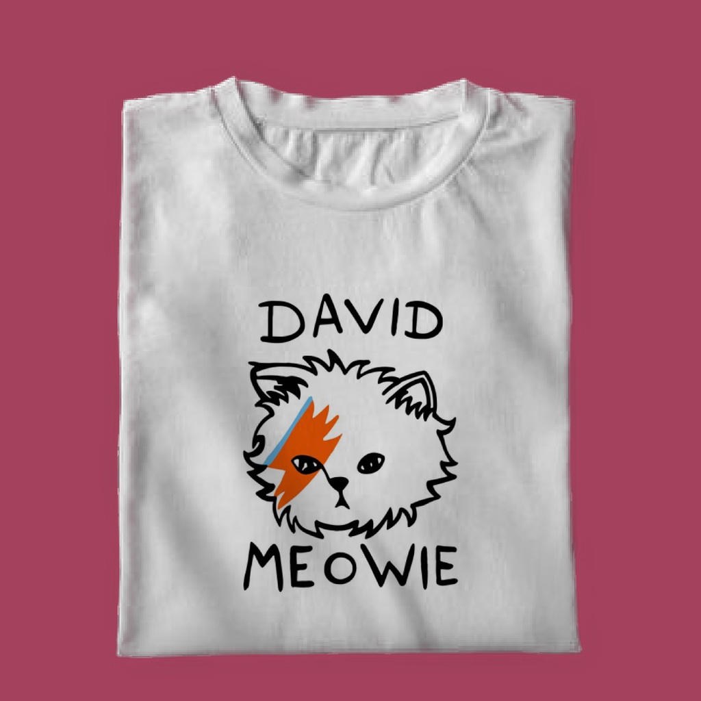 David bowie cat t shirt best sale