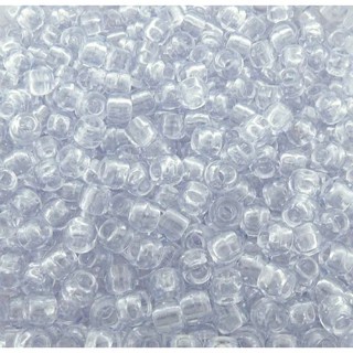 Miçanga Terere barril transparente 10mm - 100 peças