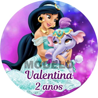 Adesivo da Princesa Jasmine roqueira 0250 – Loja de adesivos