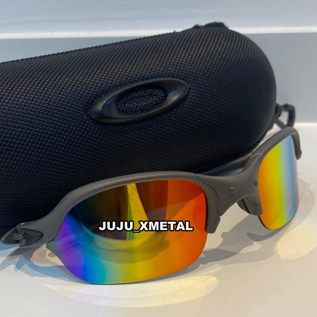 Oculos de sol Oakley Juliet xmetal arco iris lentes polarizadas