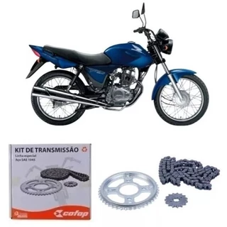Kit Relação Transmissão Original Cofap Honda Cg 150 Fan Mix Titan Es Esd Ks 2004 A 2015