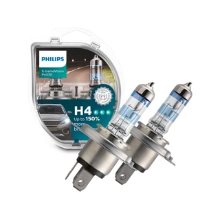 Par De Lâmpadas Philips X-treme Vision Pro150 H4 60/55w 12v