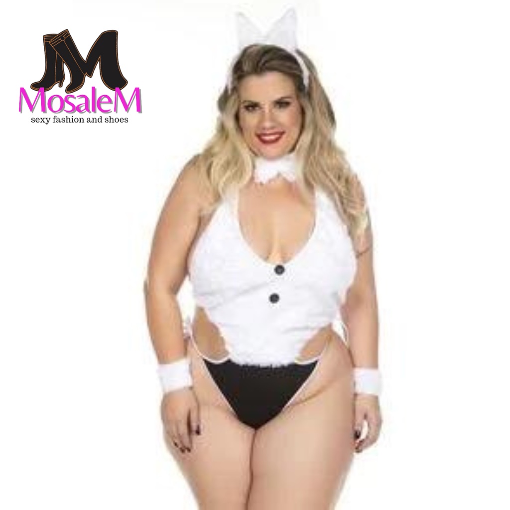 Fantasia Coelha Luxo Plus Size Pimenta Sexy Shopee Brasil