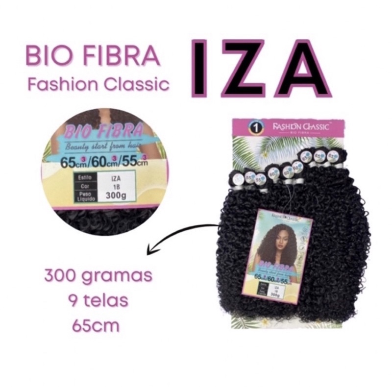 Cabelo Bio Fibra Iza Fahion Classic - Fashion Line