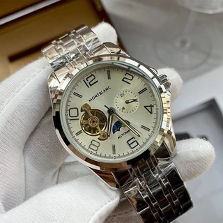 Relógio De Pulso Masculino Movimento Mecânico Oco , Fase Lunar De 6 Posições , design Potente , Totalmente Automático , Diâmetro 42MM , Espessura 11MM