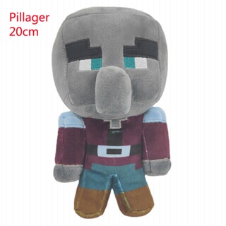 Lindo Boneco Pelúcia Minecraft Pelucia My World Grande Wolf Warden Steve  Creeper Boneca De Pano Brinquedo de Criança