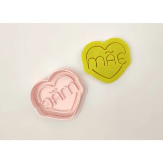 Carimbo Dia das Mães Mãe Confeitaria Biscoito Biscuit