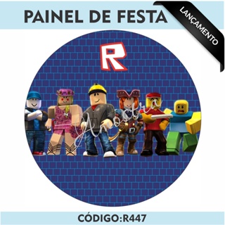 Painel de Festa Roblox #02 - 150x100