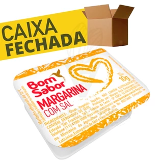 Margarina Bom Sabor Com Sal 10g Blister Sachê - Caixa 144 Unidades