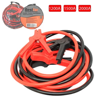 Cabo De Carga Automotivo Bateria 1200A - 2000A Chupeta Caminhão Carro