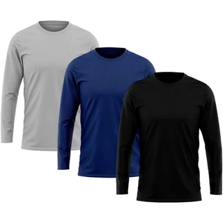 Camiseta Térmica Proteção Uv 50+ Manga Longa Segunda Pele Masculina