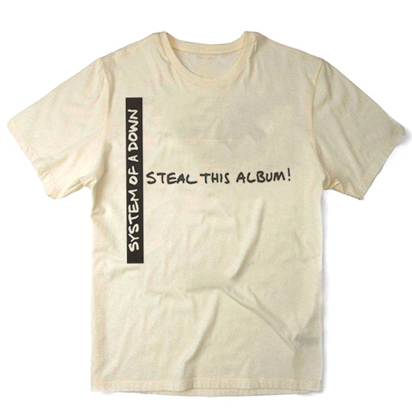 Camiseta Algodao System Of Down Steal This Album Unissex