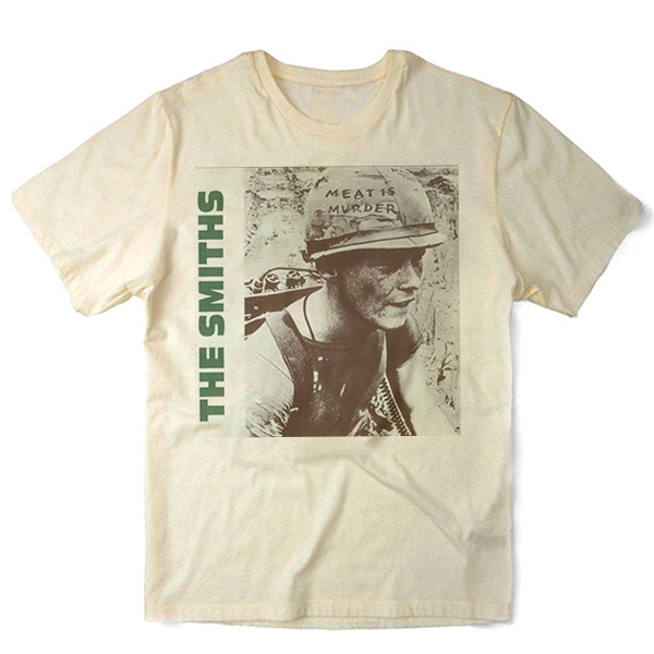 T-shirt Unisexe The Smiths – Meat Is Murder – Coupe Loose – 100% Coton – Marque Gildan