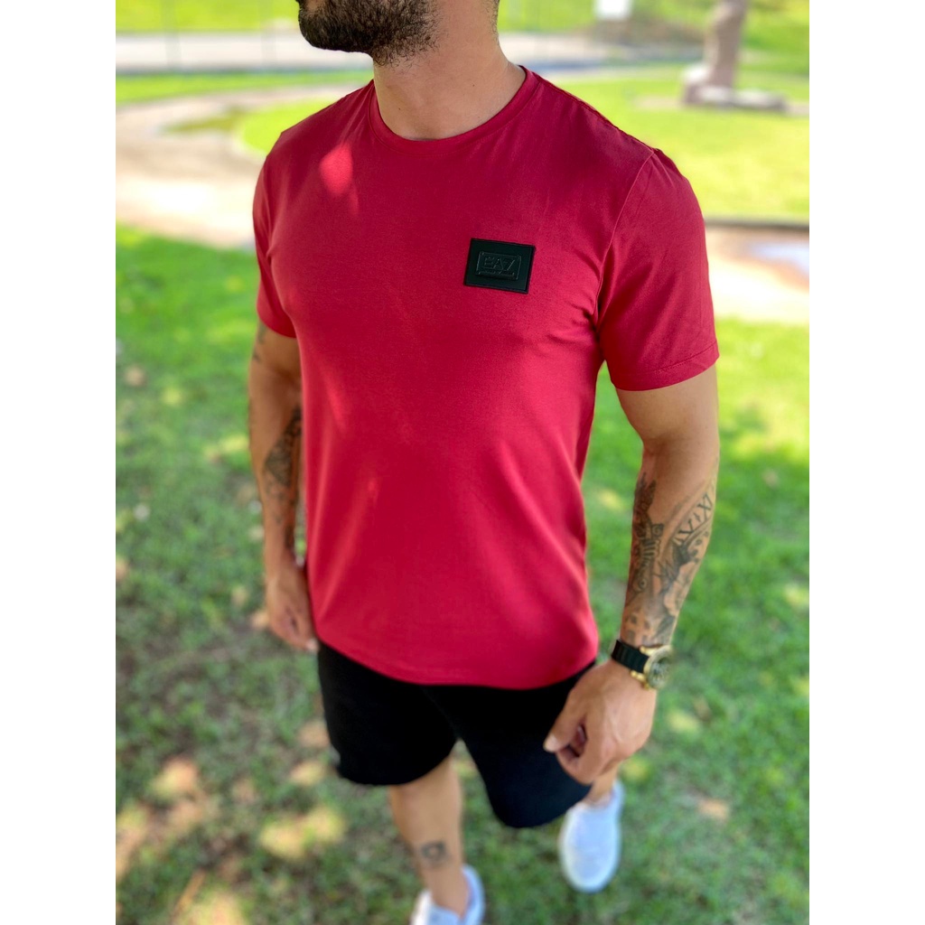 Camiseta Peruana Masculina Camisa Slim Fit Premium ARM Fio 40.1 ...