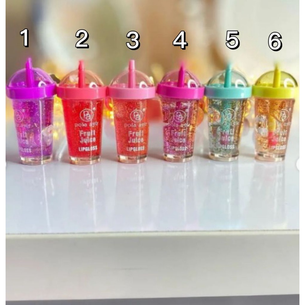 lip gloss fruit juicePola aylr Shopee Brasil